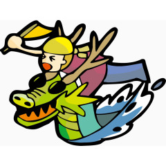 端午节矢量素材 龙舟