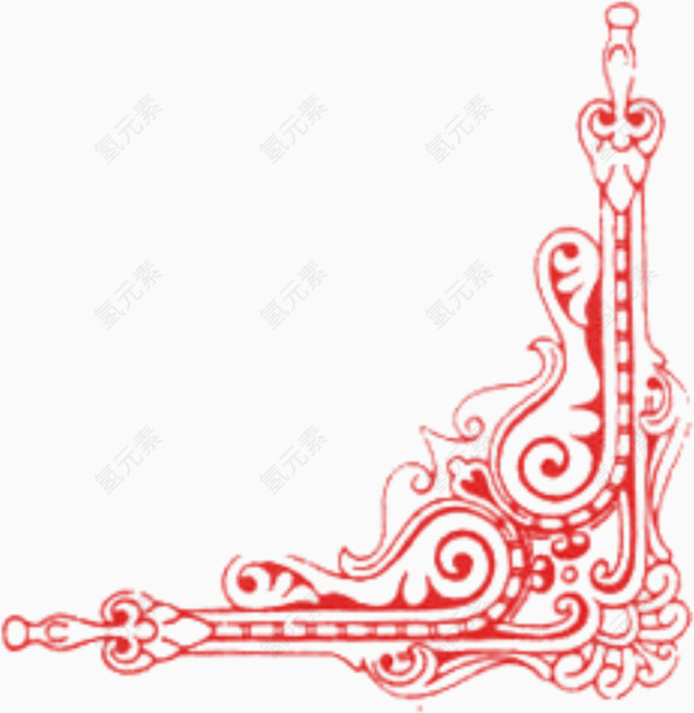 中国风花纹