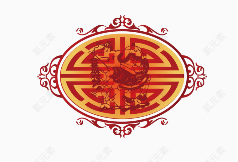 节日元素矢量图