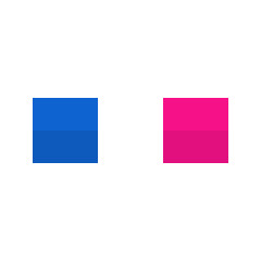 相机相片分享Flickr Logo摄影照片图片像素化标志社交媒体我们在Flickr超8（透明背景版）-免费