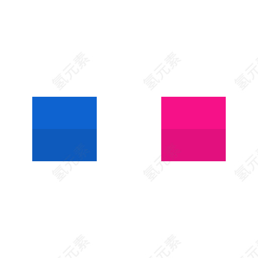 相机相片分享Flickr Logo摄影照片图片像素化标志社交媒体我们在Flickr超8（透明背景版）-免费