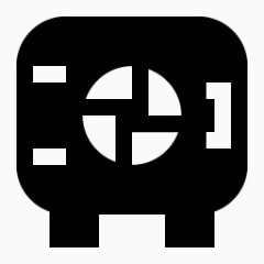 安全箱黑色默认图标