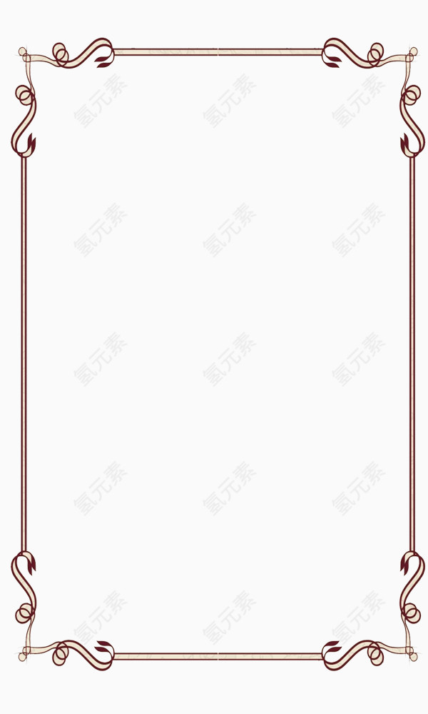 古风边框线条花纹