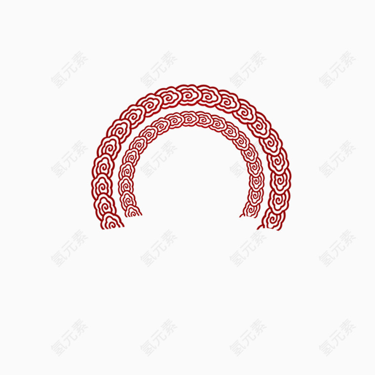 中国风祥云圈