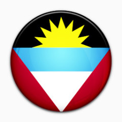 国旗的安提瓜岛和巴布达world-flag-icons