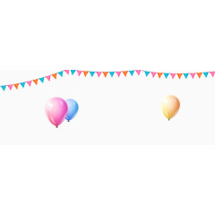 愚人节元素彩带气球