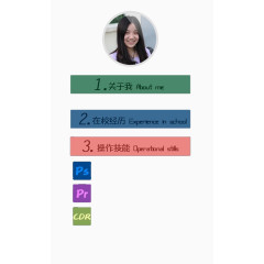 简历内容模板图案