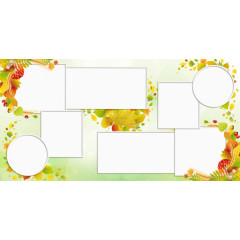 花朵花瓣背景边框