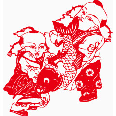 灯笼剪纸