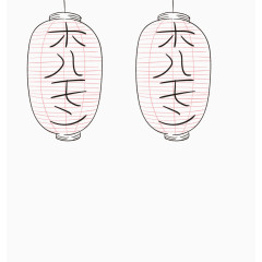 矢量日式灯笼