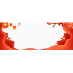 淘宝海报背景边框