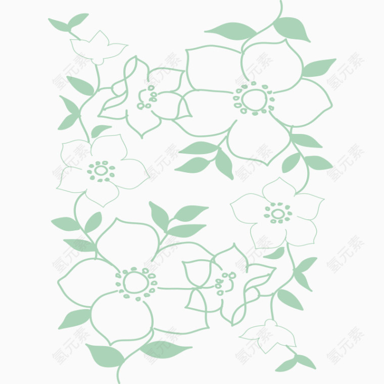 花朵底纹