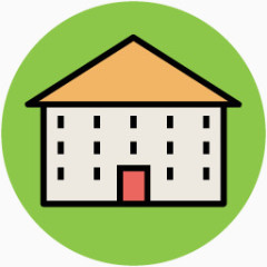 手绘施工图片卡通建筑素材