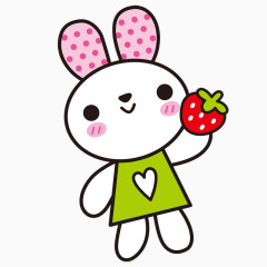 手绘卡通兔子