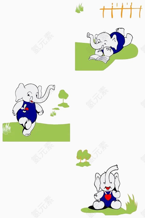 小象看书跳舞