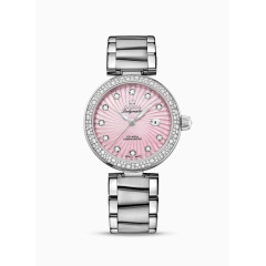 手表欧米茄粉色腕表女表