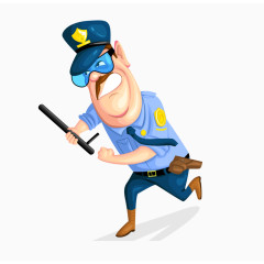 奔跑的警察