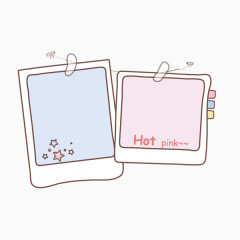 卡通便利贴可爱促销展示设计