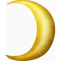 月亮图案手绘弯月图片 