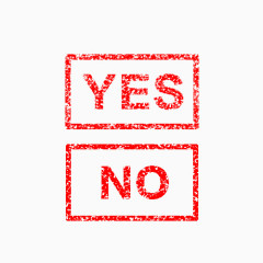 yes和no印章