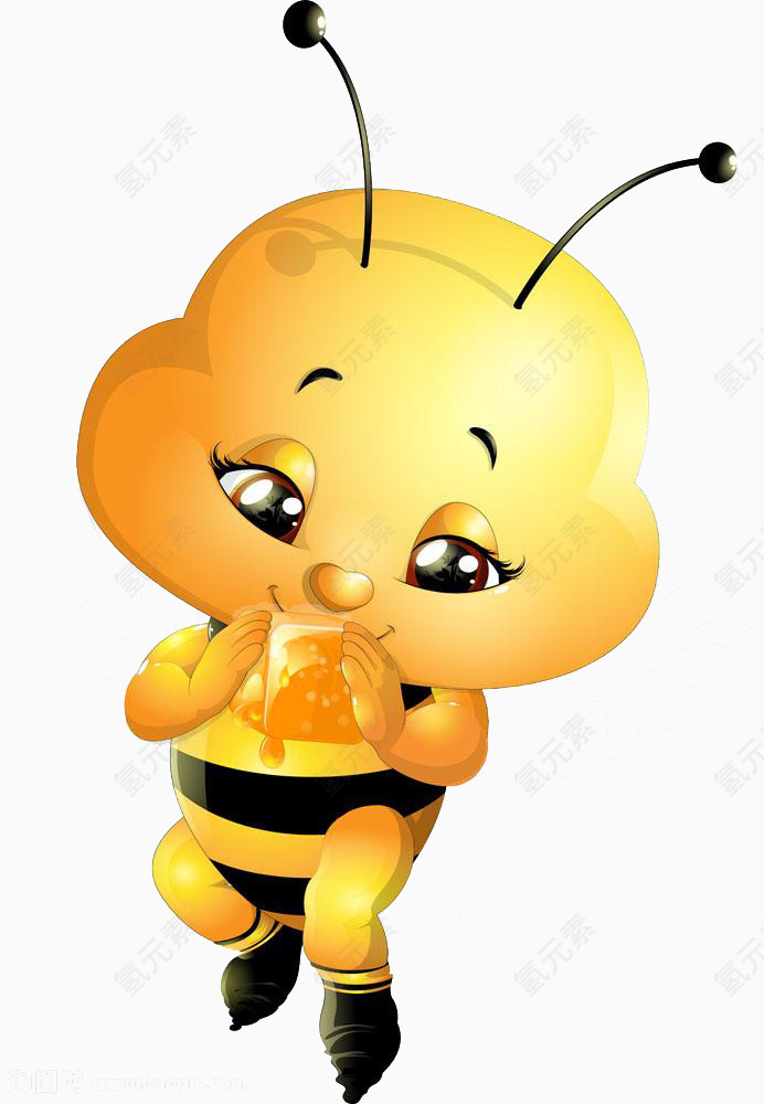 吃糕点的小蜜蜂