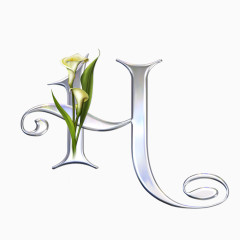花藤字母-H