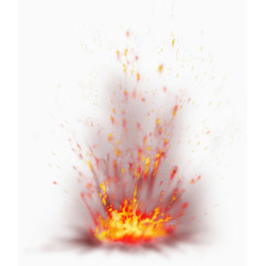 爆炸效果 泥巴 碎石 漂花瓣效果