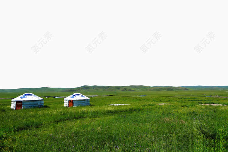 一望无际的草原