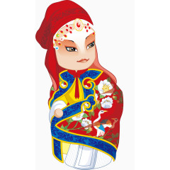 高清京剧卡通人物Png