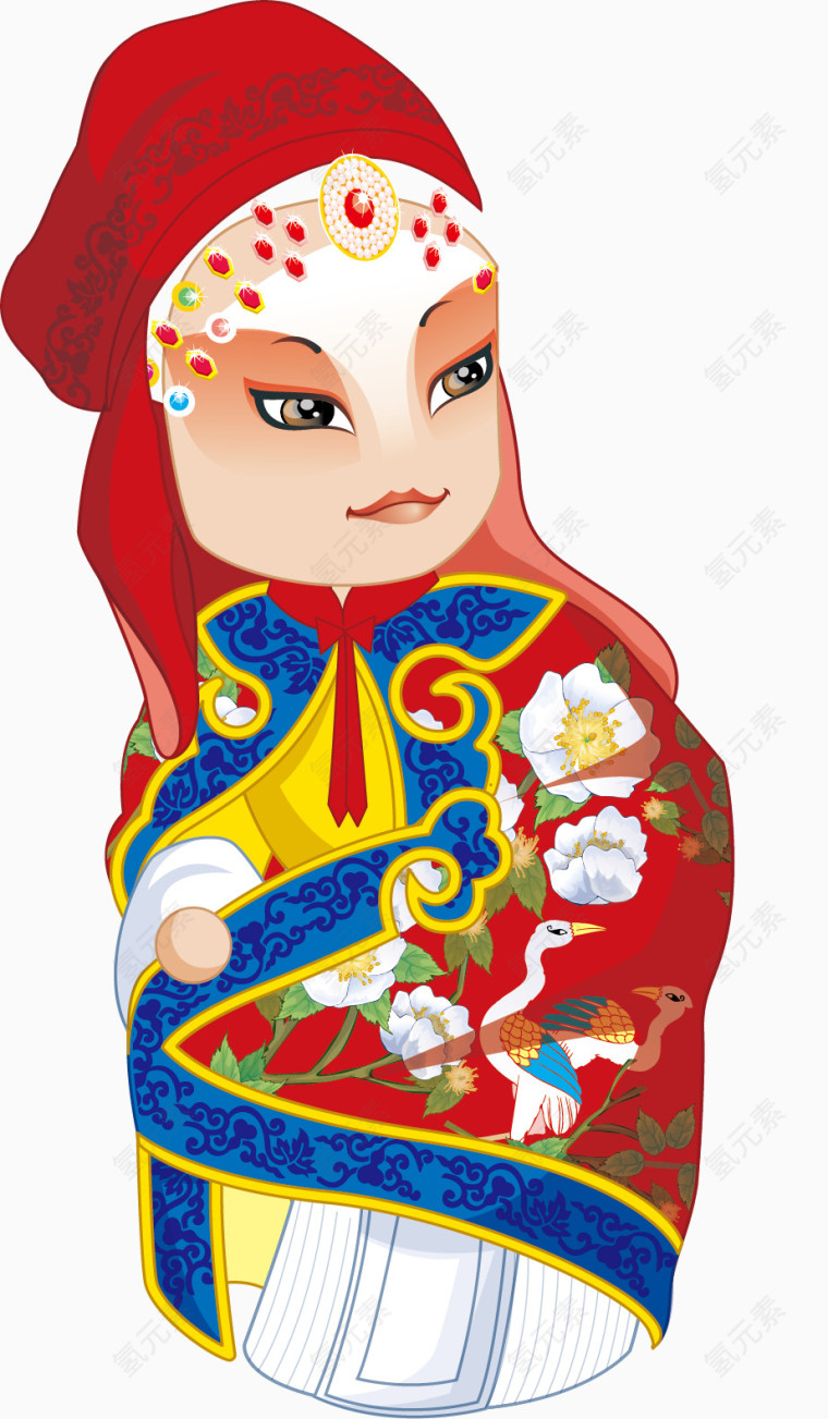 高清京剧卡通人物Png