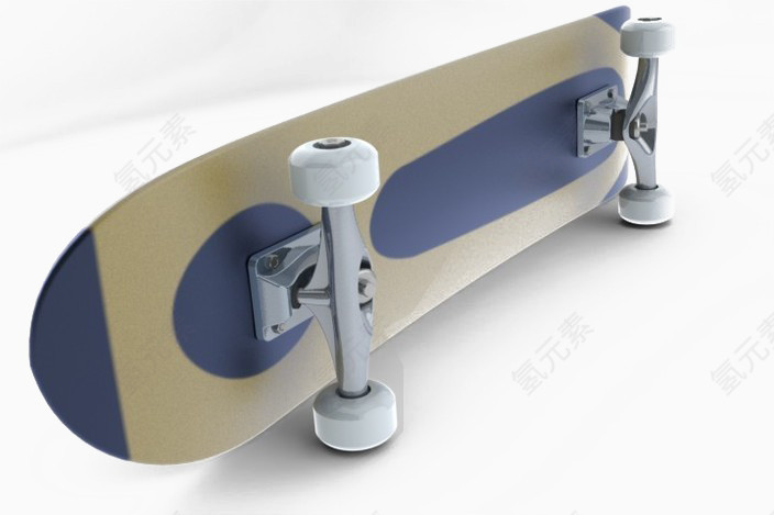 3D滑板模型