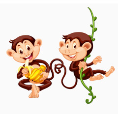 快乐的小猴子