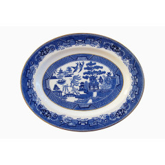 青花中国风瓷盘