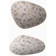 花纹鹅卵石石头