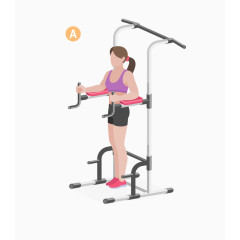 卡通扁平化健身人物