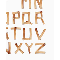 英语字母艺术字