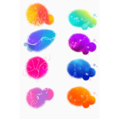 炫彩毛绒墨点合集