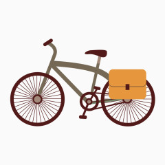 老式自行车素材