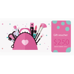 矢量化妆品促销标签