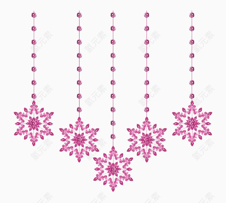 漂亮的雪花