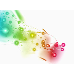 彩色炫光背景装饰