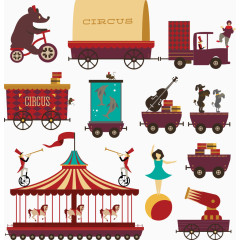 矢量马戏团素材