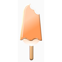 粉色立体冰淇淋