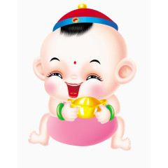 福宝设计宝宝卡通形象素材