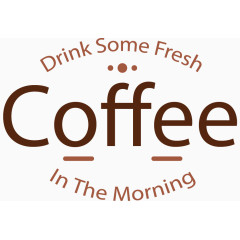 时尚咖啡标签矢量素材