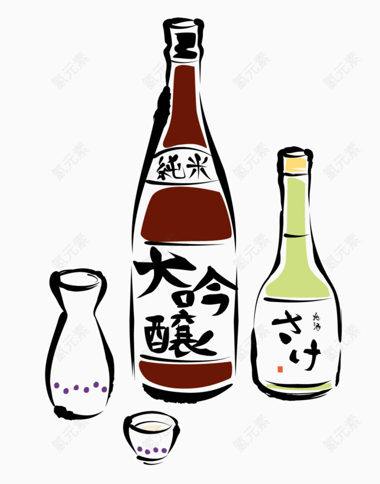 手绘美食