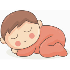 宝宝乖巧的睡觉
