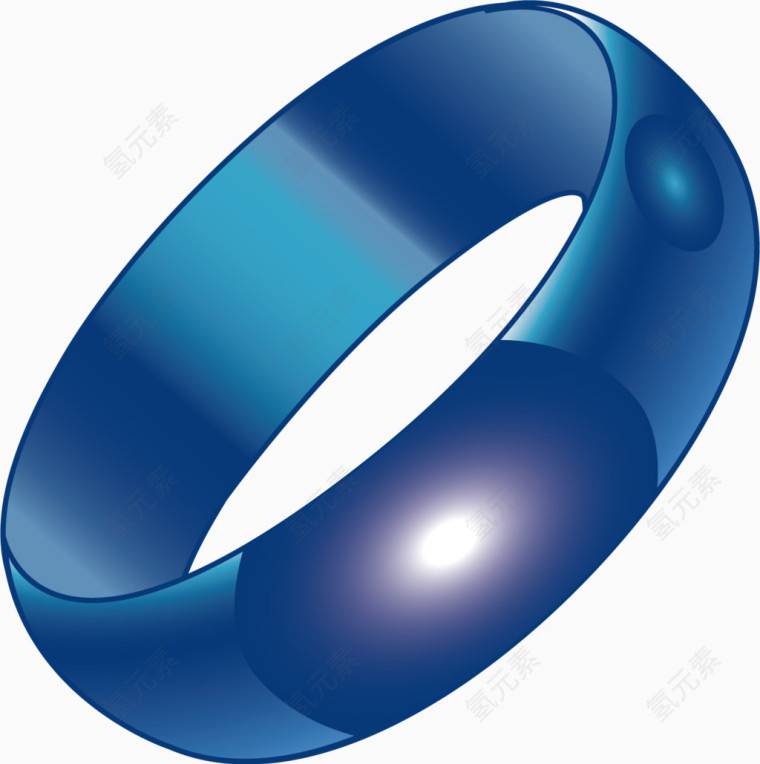 戒子卡通手绘装饰元素