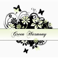 矢量绿色和谐标志