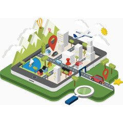 创意卡通商务金融素材